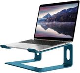 ALASHI Laptop Stand for Desk, Aluminum Computer Riser, Ergonomic Notebook Holder, Detachable Metal Laptops Elevator, PC Cooling Mount Support 10 to 15.6 Inches Notebook, Navy Blue