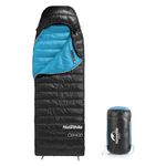 Naturehike Lightweight Down Sleeping Bags for Adults 650 Fill Power 4 Season,2.0lbs Ultralight Compact Portable,Waterproof, Camping, Hiking, Backpacking With Compression Bag
