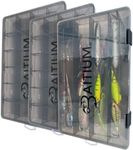 Baitium Fishing Tackle Box Organizer, Tackle Boxes With Dividers, Fishing Box, 3600 3700 Tackle Tray, Lure Organizer, Plastic Storage Organizer, Fishing Gear (3 3700 (Tray Size 13.8" x 8.9" x 1.8"))