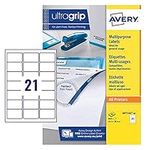 Avery MP7160-40 self-adhesive Multipurpose Labels, 21 labels per A4 Sheet