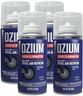 OZIUM Air Freshener Odor Eliminator, 2oz Single Shot Total Air Refresh & Car Air Freshener – Carbon Black – 4 Pack