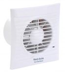 Vent-Axia 441626 100HT Lo-Carbon Silhouette Extractor Fan with Humidistat & Timer 4 Inch / 100mm