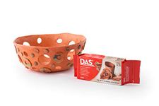 DAS Terracotta Air-Hardening 1kg Modelling Clay, Ideal for Professionals & Hobbyists