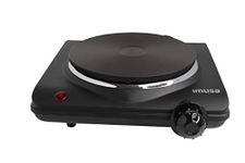 IMUSA Single Electric Hot Plate with Cast Iron Plate for Cooking or Heating, Electric Burner