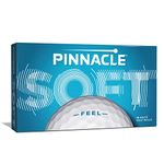 Pinnacle Soft Golf Balls, White (15 Ball Pack)