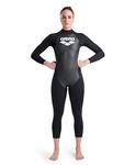 Arena Explorer Women's Full Body Wetsuit with Rear Zip - Flexible Neoprene, Thermal Insulation, Smooth Skin and UV Protection for Swim, Surf, Dive, Racing and Triathlon