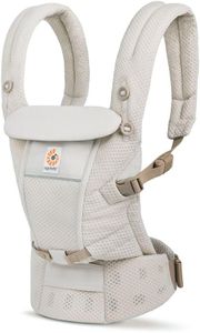 Ergobaby Adapt Baby Carrier – SoftFlex Mesh, 3-Position, Natural Beige