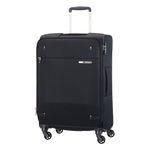 Samsonite Base Boost - Spinner M extensible Suitcase, 66 cm, 67.5/73.5 l, Black (Black)