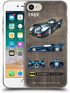 Head Case Designs Officially Licensed Batman DC Comics 1989 Movie Batmobile History Soft Gel Case Compatible with Apple iPhone 7/8 / SE 2020 & 2022