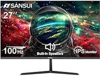 SANSUI 27 Inch Monitor, Build-in Sp