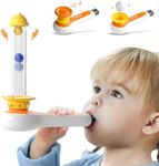 TOP BRIGHT 3 in 1 Sensory Toys for Toddler with Whistle, Ball Blowing, Floating Blow Pipe Balls – Autism Sensory Products, Fine Motor Skills, Toddler Toys for 3 4 5 Year Old Boys Girls Gifts