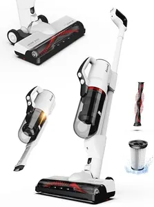 Roomie Tec SlimVac Pro Cordless Stick Vacuum, Lightweight, Detachable Handheld with Powerful Suction, Long-Lasting Battery & HEPA Filter  – Multi-Surface Cleaning for Carpets, Hard Floors, Cars & More