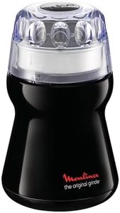 Moulinex AR110830 Moulin à Grain Électrique Dehli Café Épices Fruits Secs Moudre 180W Noir