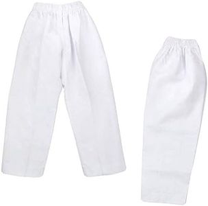 NAMAZU Karate Uniform for Kids and Adult, Lightweight Karate Gi Student Uniform with Belt for Martial Arts Training - White