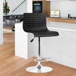 Da URBAN® Presho Height Adjustable & Revolving Bar Stool/Kitchen Chair/Cafetaria Chair Black (1 Pc)