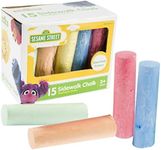 Sesame Street 15 Piece Washable Sidewalk Chalk Sticks