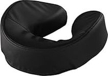 Master Massage Patented Ultra Plush Memory Foam Face Cushion Pillow Headrest, Black, 1 Count (10081-Parent)