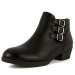 LONDON FOG Womens Tommy Ankle Boot black Size: 4 UK