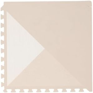 Toddlekind Playmat - Premium Foam Playmat, 4 x 6 feet, 6 Tile Extra Thick Foam Floor Puzzle Mat for Babies/Toddlers Stylish, Non-Toxic, Odorless. Perfect for Tummy Time, Crawling, and Play. Ideal for Nursery and Playroom. 0m+ (Golden Beige)