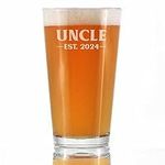 Uncle Est 2024 - Pint Glass Gift fo