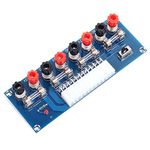 Benchtop Power Board 24 Pin Computer ATX Power Supply Breakout Adapter Module 12V 5V 3.3V