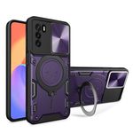 Compatible with ZTE Blade V40 Vita Case,with Slide Camera Lens Cover Compatible with ZTE Blade V40 Vita 8045 Case Purple