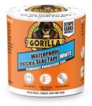 Gorilla Waterproof Patch & Seal Tape White 3m