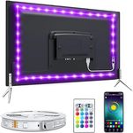 Nexlux LED TV Lights USB Kit RGB Multicolour Back Lightings Strip with 44-key IR Remote Controller for 46 x 70 Inch HDTV PC Monitor Home Theater