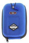 Navitech Blue EVA Rangefinder Hard Case/Cover With Carabiner Clip Compatible With The Bushnell Golf Pro X7 Jolt Tournament Edition Laser Rangefinder