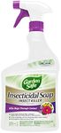 Garden Safe Brand Insecticidal Soap Insect Killer 32 Ounces, Ready-To-Use, For Organic Gardening, 2 Pack