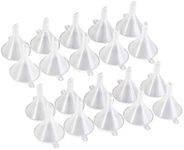 20Pcs Clear Plastic Small Funnel Mini Funnel for Bottle Filing Perfume Essential Oil