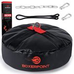 Double End Bag Anchor - Skidproof Heavy Bag Anchor Bag, Heavy-Duty Floor Anchor for Boxing Bags - PVC Double Punching Bag Stand Weight for Punching Bag, Gym Equipment Boxing Accessories