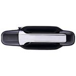 DERB 7445613223218 External Door Handle Rear Right [Passenger Side] (Black with Chrome Lever)