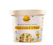 Instabites Ready to Eat Vegetable Upma Cup 65g, No Added Preservatives and Ready to Eat in Minutes - Pack of 1