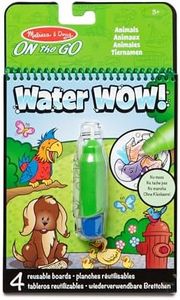 Melissa & Doug Water WOW! Livres de peinture magique d'animaux avec des stylos à eau, Livres de coloriage à l'eau pour les enfants de 3 4 5 6 7, Jouets de voyage et packs d'activité pour tout-petits