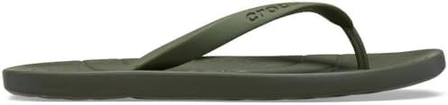 Crocs Unisex-Adult Flip Flops, Army Green, M7/w8 UK