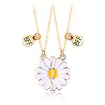 HEIMAXING Bff Necklace for 2 3 Best Friend Friendship Necklace Butterfly Necklaces for Women Girls Cute Matching Preppy Pendant Necklace, Zinc, No Gemstone