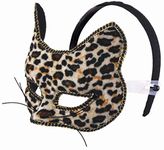 Forum Venetian Mask with Ears, Multi-Colored, One Size