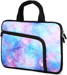 HAPLIVES 11.6" 12.2 inches Laptop Sleeve Chromebook Case Ultrabook Case Notebook Sleeve PC Messenger Bag Tablet Case Neoprene Handle Sleeve for Kids Men Women, Two Pockets (Starry Sky)