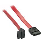 LINDY 0.7m SATA Internal Cable 7 Pin To 90 Deg 7Pin 33352, red