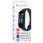 Track+ Smart Tracker Watch - GPS Connectivity - 3 Sports Modes - Receive Notifications From Your Smartphone Track Your Sleep Heart Rate And Steps - Wellness Feature - Music Control - Multiple Dials