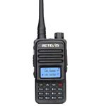 Retevis RT85 Walkie Talkie Dual Band, Long Range 2 Way Radio Scanner, 2m/70cm Ham Radio, 200 Channels, LCD Display, Professional Two Way Radio for Hunting, Outdoor Adventure (Black, 1Pcs)