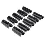 Mtsooning 10pcs 32mm/1.26" Garden Buildings Tube Clip Greenhouse Frame Pipe Tube Film Clip Clamp Connector Kit