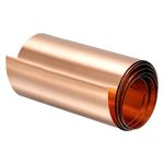 uxcell Copper Sheet Roll, Metal Foil Plate 1000mm x 80mm x 0.3mm