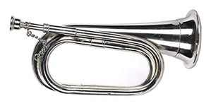 SAI Musical Instruments Bugle, Silver 500 GM ARMY BIGULE