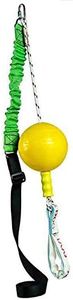 Aussie Dog Home Alone Toy for Medium Dogs (10-30kg) Interactive Tug & Treat Ball | Mental Stimulation Chew Toy | Food Dispenser for Boredom Relief | Outdoor Durable Hanging Dog Toy