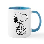 CafePress Peanuts Snoopy Mugs 11 oz (325 ml) Ceramic Coffee Mug