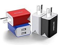 USB Wall Charger 4 Pack 5V/2.1A Dua