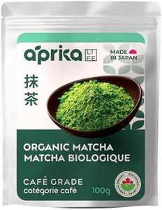 100% Organic Matcha Green Tea Powder - Premium Japanese Matcha - Best for Delicious Matcha Latte, Yummy Smoothie, Flavorful Desserts & Baking - No Sugar Added - by AprikaLife