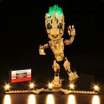 Led Light Set for Lego Groot, Led Lighting Kit for Lego 76217 Marvel I am Groot - Just Light Set, Not Include Models (Standard-Version)